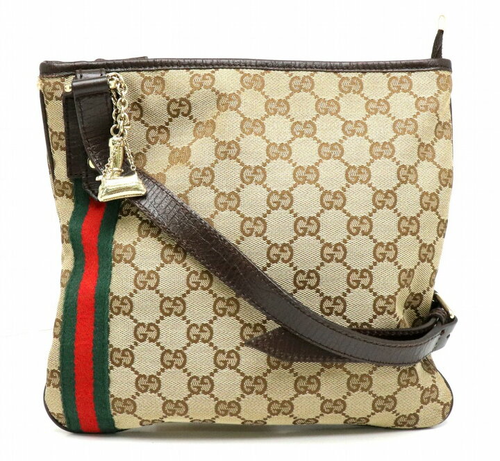 楽天市場】【バッグ】GUCCI グッチ GGキャンバス シェリーライン 