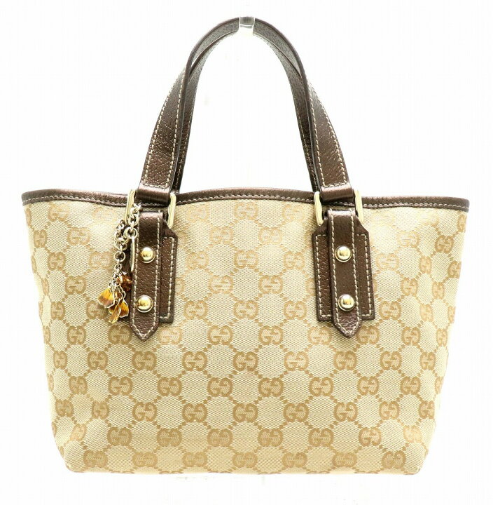 楽天市場】【バッグ】GUCCI グッチ GGキャンバス ミニトートバッグ  