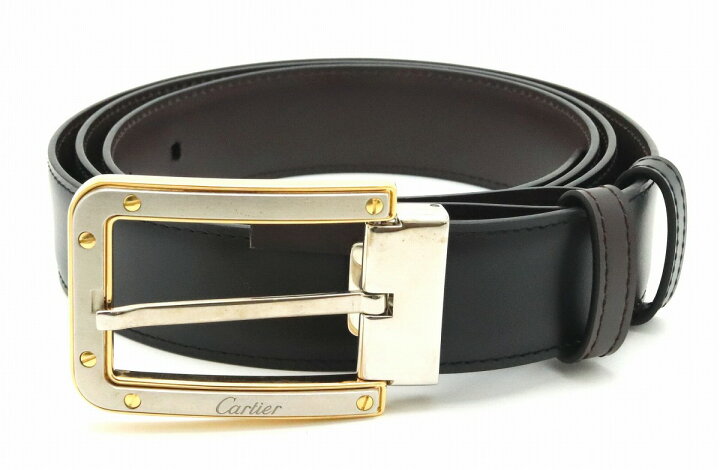 楽天市場】Cartier カルティエ サントス マスト リバーシブル ベルト 