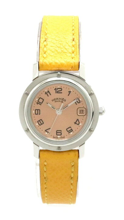 楽天市場】【ウォッチ】HERMES エルメス クリッパー デイト オレンジ  