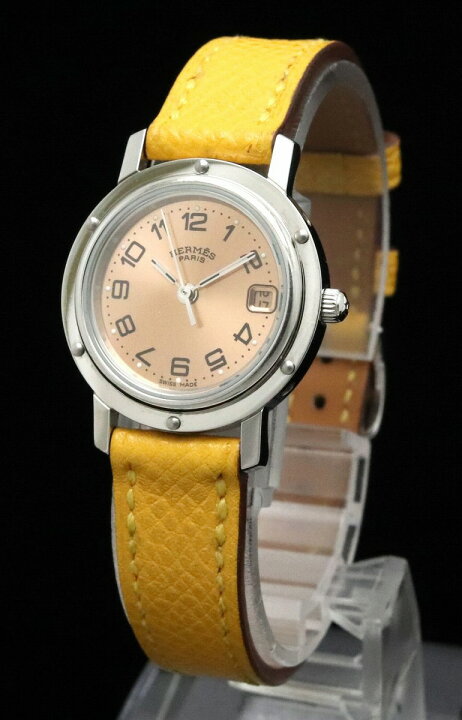 楽天市場】【ウォッチ】HERMES エルメス クリッパー デイト オレンジ  