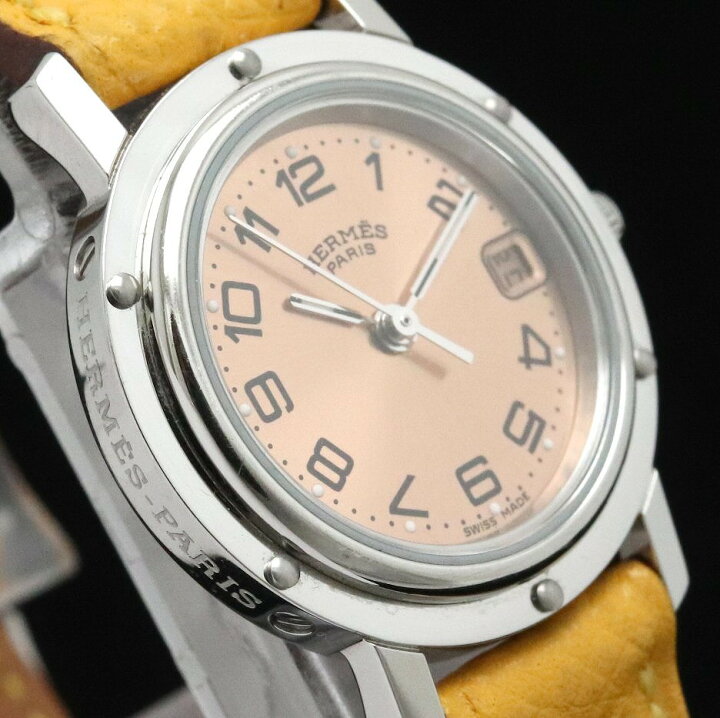 楽天市場 ウォッチ Hermes エルメス クリッパー デイト オレンジ文字盤 レディース Qz クォーツ Ss 革ベルト 腕時計 Cl4 210 中古 K Blumin 楽天市場店 楽天市場 ウォッチ Hermes エルメス クリッパー デイト オレンジ文字盤 レディース Qz クォーツ Ss 革ベルト 腕時計 Cl4 210 中古 K Blumin 楽天市場店