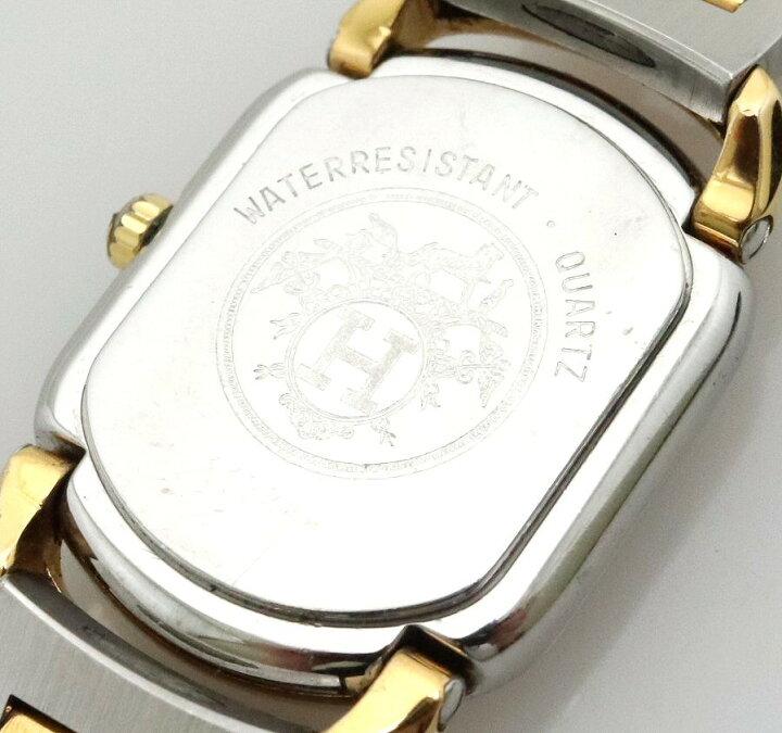 楽天市場】【ウォッチ】HERMES エルメス ラリー ゴールド文字盤 