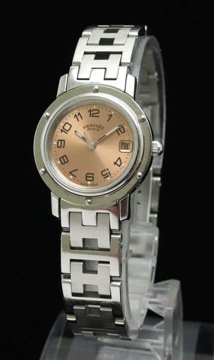 楽天市場】【ウォッチ】HERMES エルメス クリッパー デイト オレンジ  