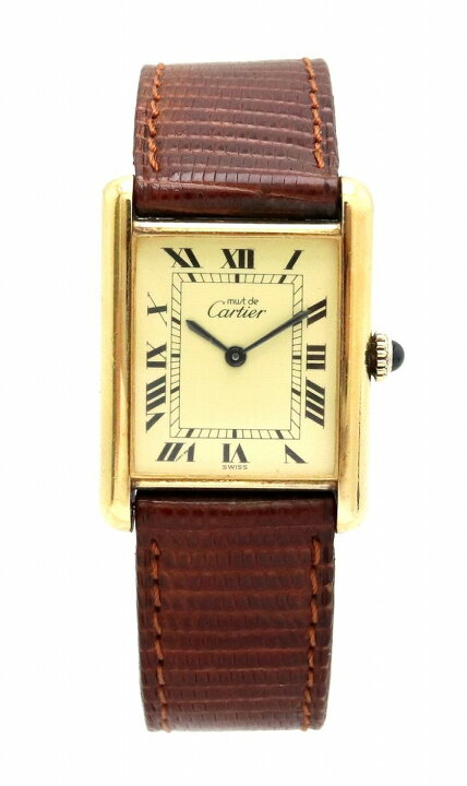 楽天市場】【ウォッチ】Cartier カルティエ マストタンク LM SV925 