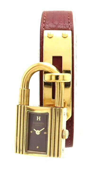 楽天市場】【ウォッチ】HERMES エルメス ケリーウォッチ ボルドー文字  