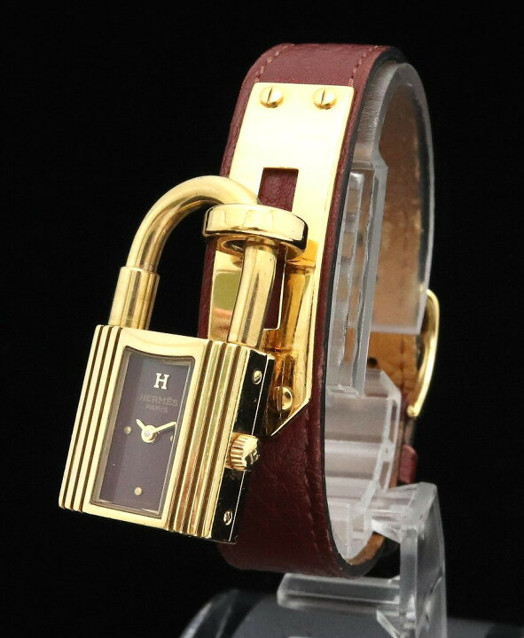楽天市場】【ウォッチ】HERMES エルメス ケリーウォッチ ボルドー文字  