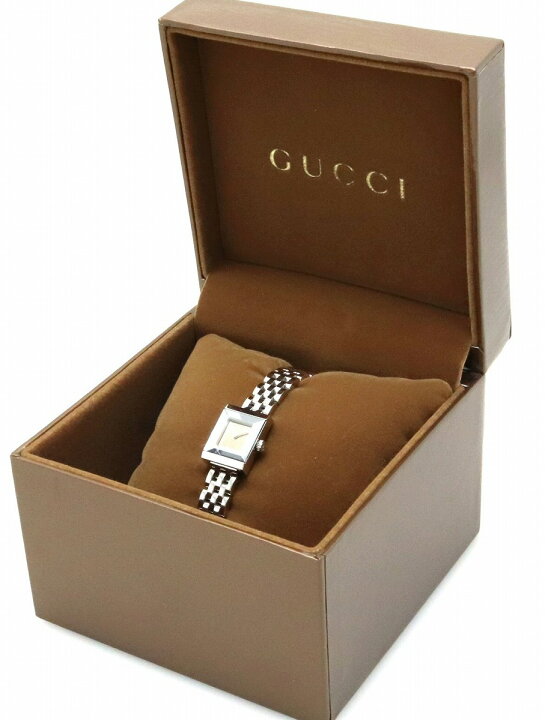 楽天市場】【ウォッチ】GUCCI グッチ Gフレーム コレクション ブラウン 