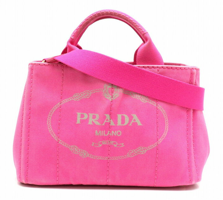 楽天市場】【バッグ】PRADA プラダ CANAPA カナパ ミニカナパ トート  