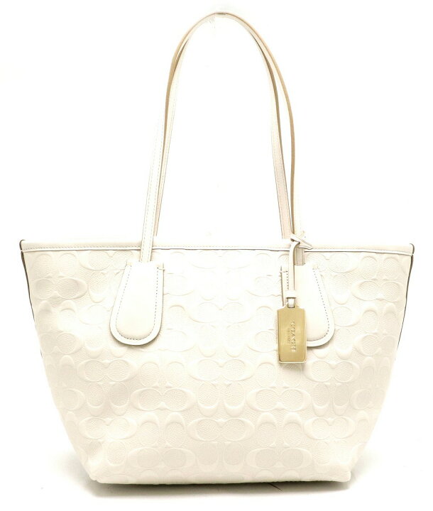 楽天市場】【未使用品】【バッグ】COACH コーチ シグネチャー タクシー 