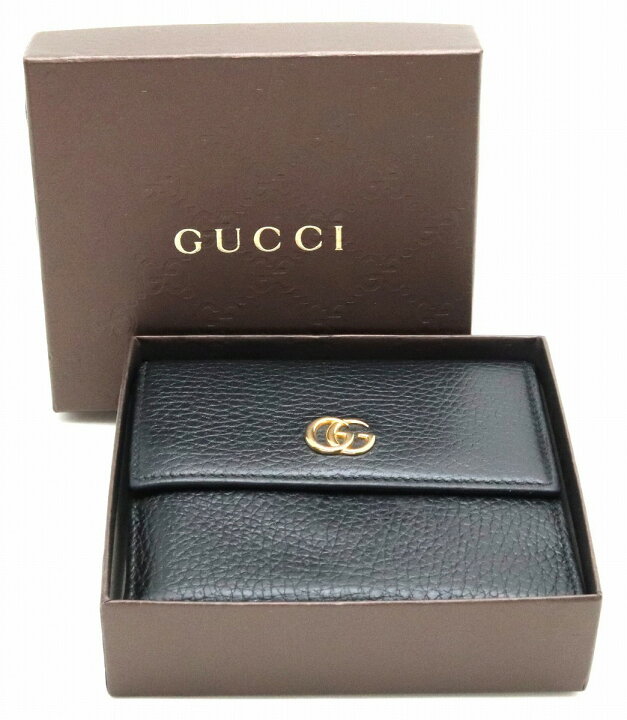 楽天市場】【財布】GUCCI グッチ GGマーモント マーモント 2つ折財布  