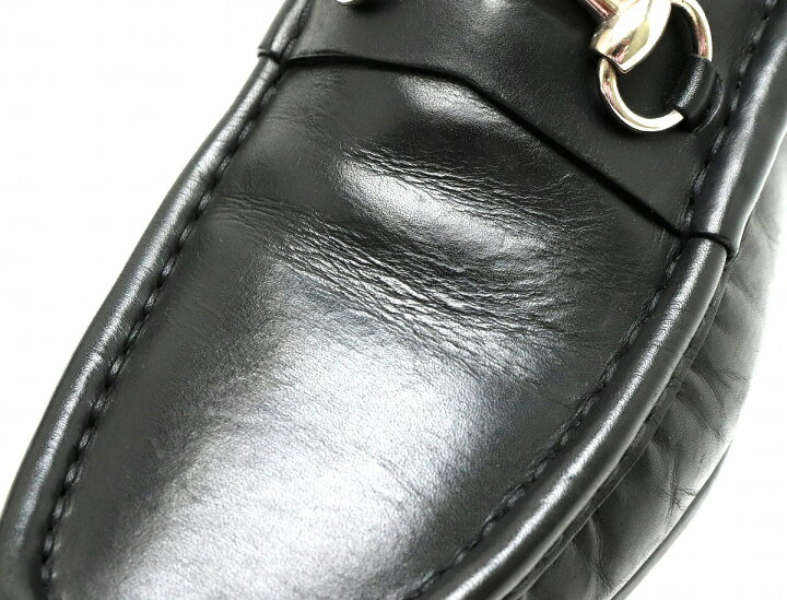 楽天市場】【靴】GUCCI グッチ ホースビット ローファー レザー  