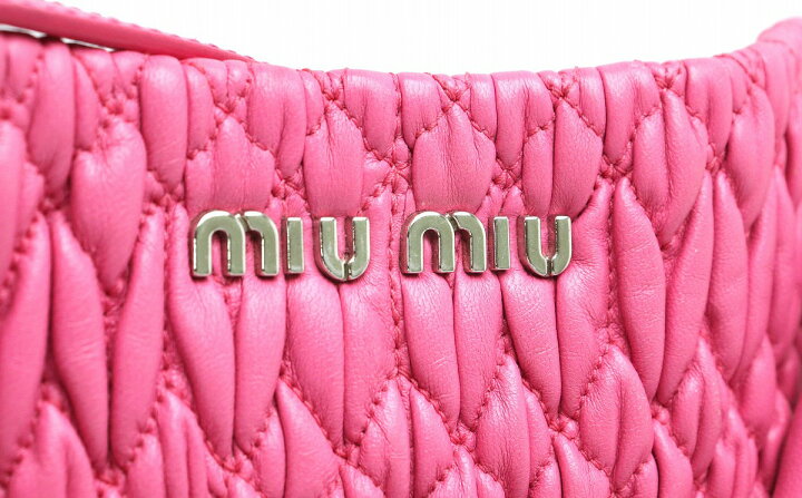 楽天市場】【バッグ】Miu Miu ミュウ ミュウ ミュウミュウ ナッパ 