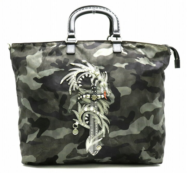 楽天市場】【バッグ】PRADA プラダ ハンドバッグ ドラゴン 龍 