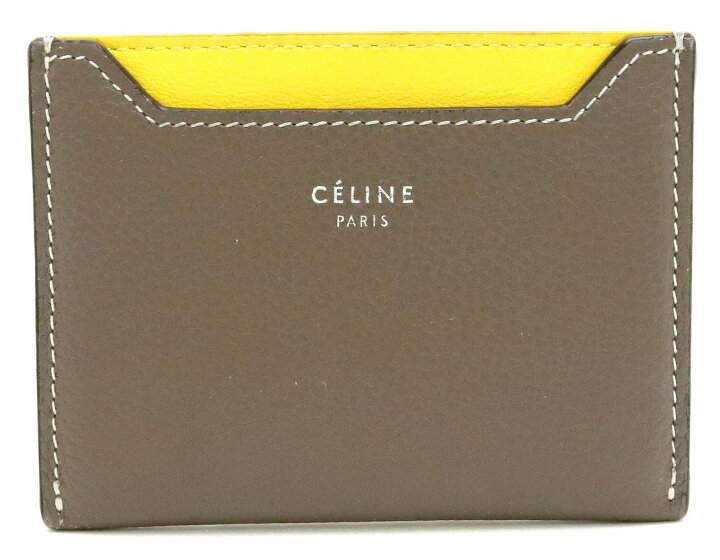 楽天市場】CELINE セリーヌ カードケース パスケース レザー バイ  