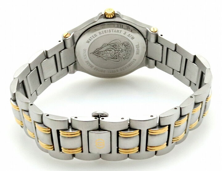 楽天市場】【ウォッチ】GUCCI グッチ アイボリー文字盤 デイト SS GP  