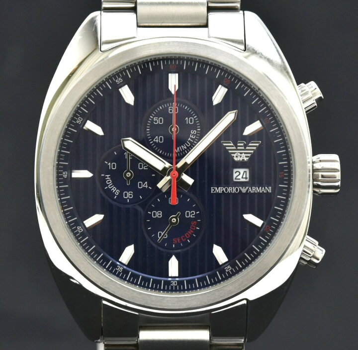 楽天市場】【ウォッチ】EMPORIO ARMANI エンポリオ アルマーニ クロノ 