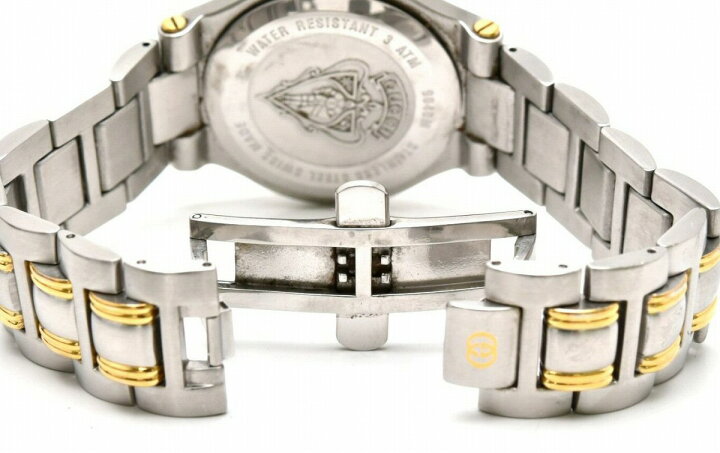 楽天市場】【ウォッチ】GUCCI グッチ アイボリー文字盤 デイト SS GP  