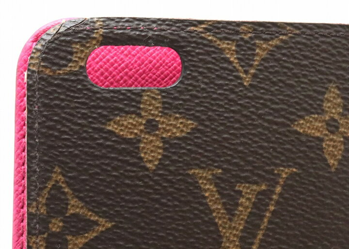 楽天市場】LOUIS VUITTON ルイ ヴィトン モノグラム iPhone6 フォリオ  