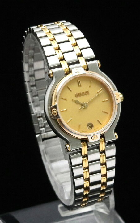 楽天市場】【ウォッチ】GUCCI グッチ デイト アイボリー文字盤  