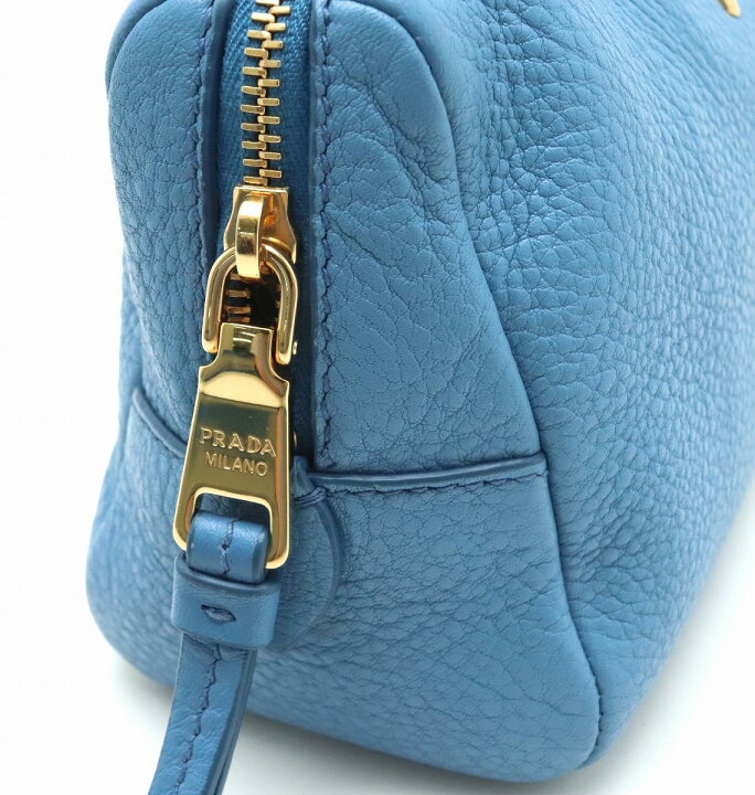 楽天市場】【バッグ】PRADA プラダ レザー ポーチ マルチポーチ 小物 