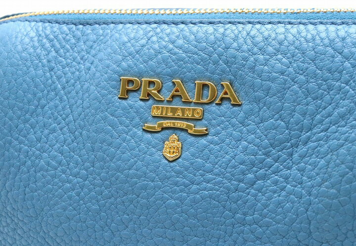 楽天市場】【バッグ】PRADA プラダ レザー ポーチ マルチポーチ 小物 