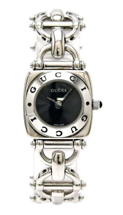 楽天市場】【ウォッチ】GUCCI グッチ ブラック文字盤 黒文字盤 SS  