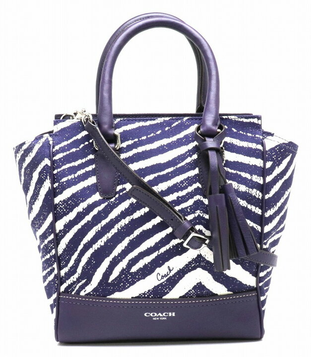楽天市場】【バッグ】COACH コーチ ミニタナ— ゼブラ柄 ハンドバッグ  