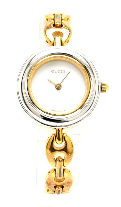 楽天市場】【ウォッチ】GUCCI グッチ チェンジベゼル ホワイト文字盤  