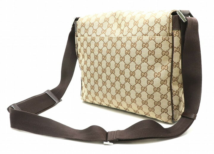 楽天市場】【バッグ】GUCCI グッチ GGキャンバス ショルダーバッグ 