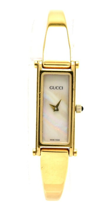 楽天市場】【ウォッチ】GUCCI グッチ ホワイトシェル文字盤 ゴールド 