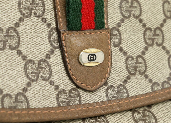 楽天市場】【バッグ】GUCCI グッチ オールドグッチ GGプラス シェリー  