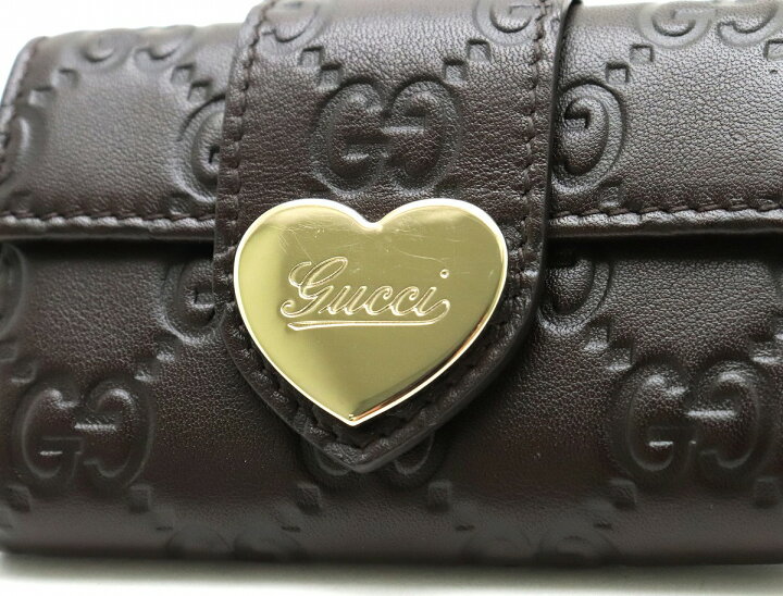 楽天市場】GUCCI グッチ グッチシマ ラブリーハート 6連キーケース GG  