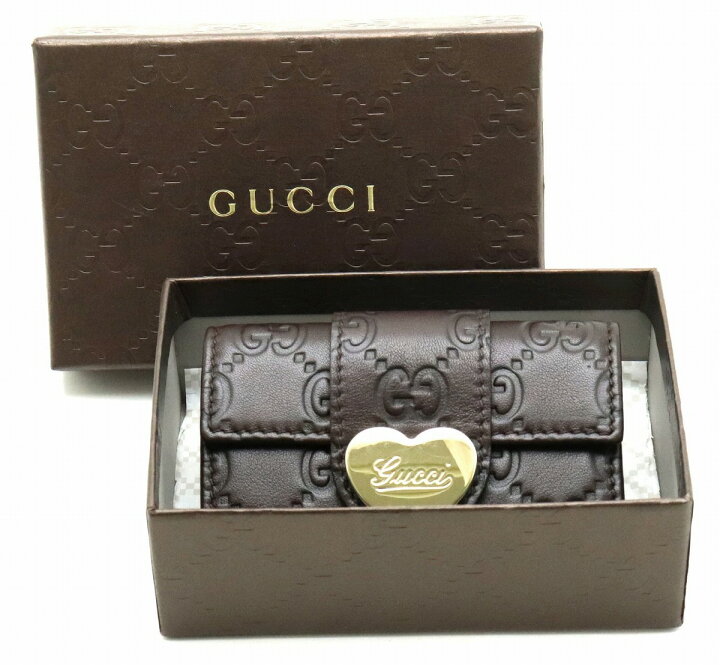 楽天市場】GUCCI グッチ グッチシマ ラブリーハート 6連キーケース GG  
