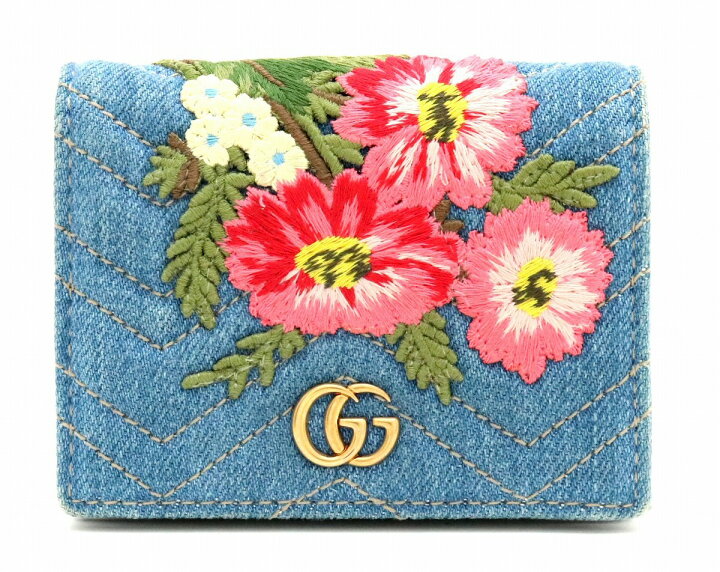 楽天市場】【財布】GUCCI グッチ GGマーモント 2つ折財布 カードケース  