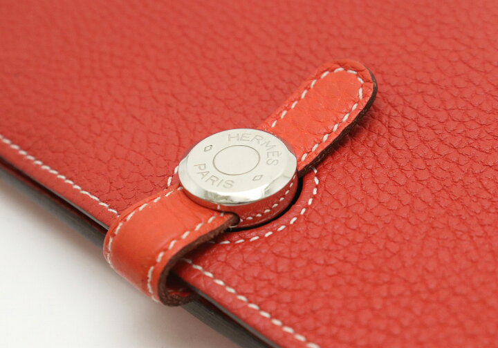 楽天市場】【財布】HERMES エルメス ドゴンGM 2つ折財布 長財布 レザー 