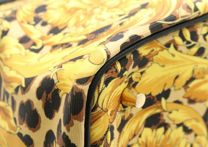 楽天市場】【バッグ】VERSACE ヴェルサーチ ハンドバッグ レオパード柄 