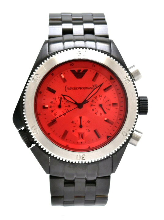楽天市場】【ウォッチ】EMPORIO ARMANI エンポリオ アルマーニ RED 