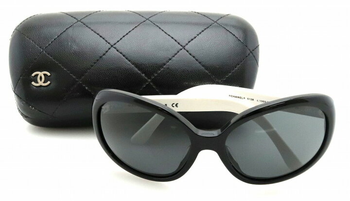 楽天市場】CHANEL シャネル サングラス ロゴ スモーク ホワイト 白  