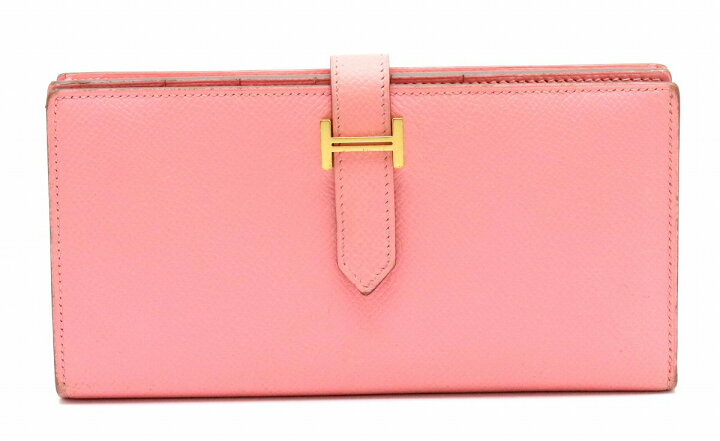 楽天市場】【財布】HERMES エルメス ベアン スフレ 2つ折 長財布  