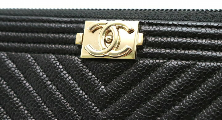 楽天市場】【財布】CHANEL シャネル ボーイシャネル シェブロン 