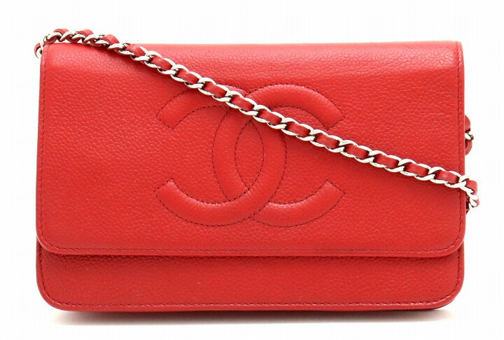楽天市場】【バッグ】CHANEL シャネル ココマーク キャビアスキン 