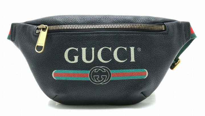 楽天市場】【バッグ】GUCCI グッチ スモールプリントベルトバッグ 