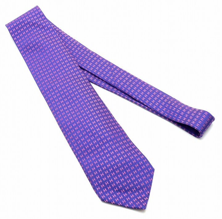 楽天市場】【アパレル】HERMES エルメス ネクタイ Hロゴ シルク100  