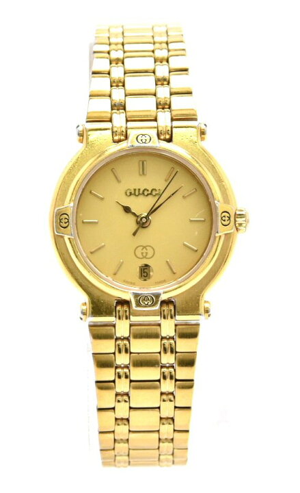 楽天市場】【ウォッチ】GUCCI グッチ デイト ゴールド文字盤 GP  