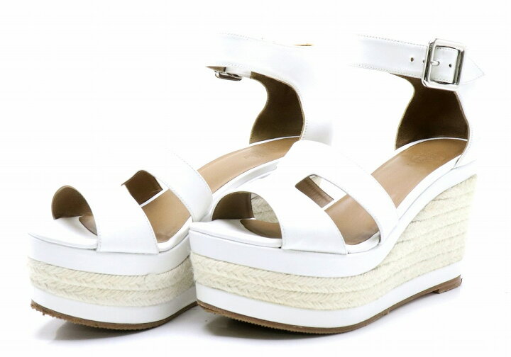 楽天市場】【靴】HERMES エルメス イラナ エスパドリーユ ウェッジ  