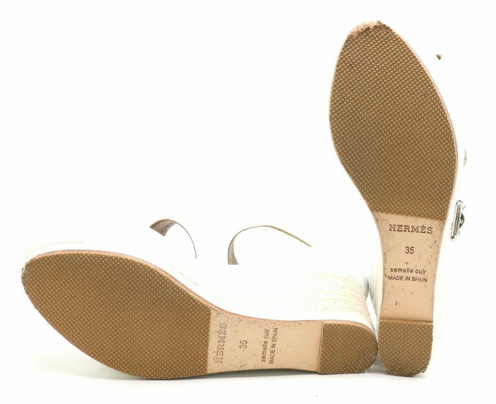 楽天市場】【靴】HERMES エルメス イラナ エスパドリーユ ウェッジ  