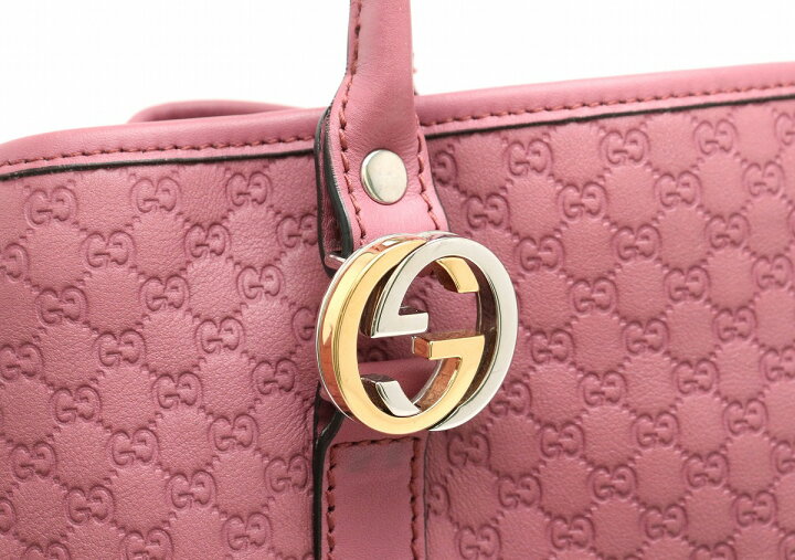 楽天市場】【バッグ】GUCCI グッチ マイクログッチシマ トートバッグ 