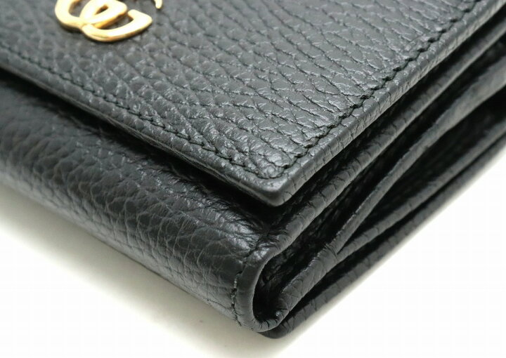 楽天市場】【財布】GUCCI グッチ GGマーモント 3つ折財布 Wホック  