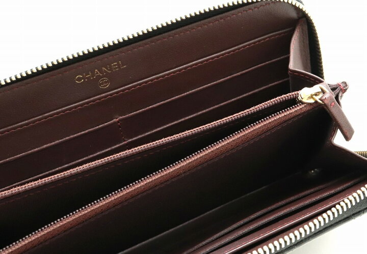 楽天市場】【財布】CHANEL シャネル マトラッセ ロゴプレート 